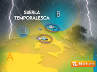 Meteo: in arrivo sberla temporalesca nel cuore...