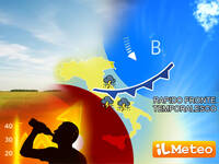 Meteo: rapido fronte temporalesco, poi...