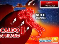 Meteo: Notti Tropicali, 30°C anche in piena notte, le aree più colpite