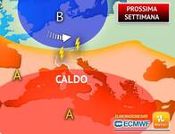Meteo: Prossima Settimana sotto la canicola...