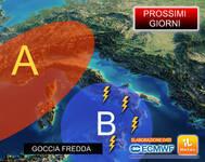 Meteo: Piogge e Temporali colpiranno altre...