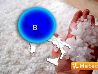 Meteo: Grandine grossa in arrivo, le zone a...