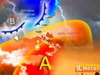 Meteo: dopo il caldo record dell'anticiclone...