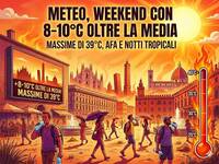 Meteo, Weekend con 8-10°C oltre la media....