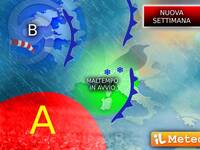 Meteo: Prossimi giorni, Ciclone da Lunedì 27,...