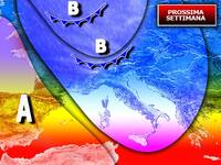 Meteo Prossima Settimana: doppio Fronte dal Nord...
