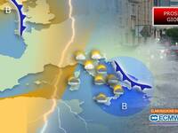 Meteo Prossimi Giorni: 18-20 Marzo, Vortice...